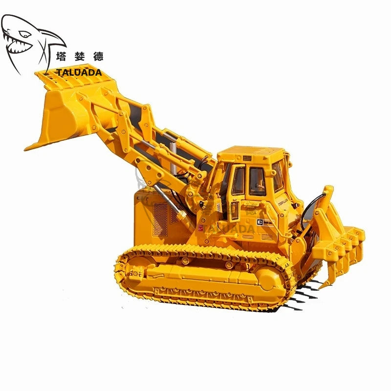 TALUADA Alloy CCM 1:48 Scale Model E983B 983B Bulldozer Model Toy With Windows