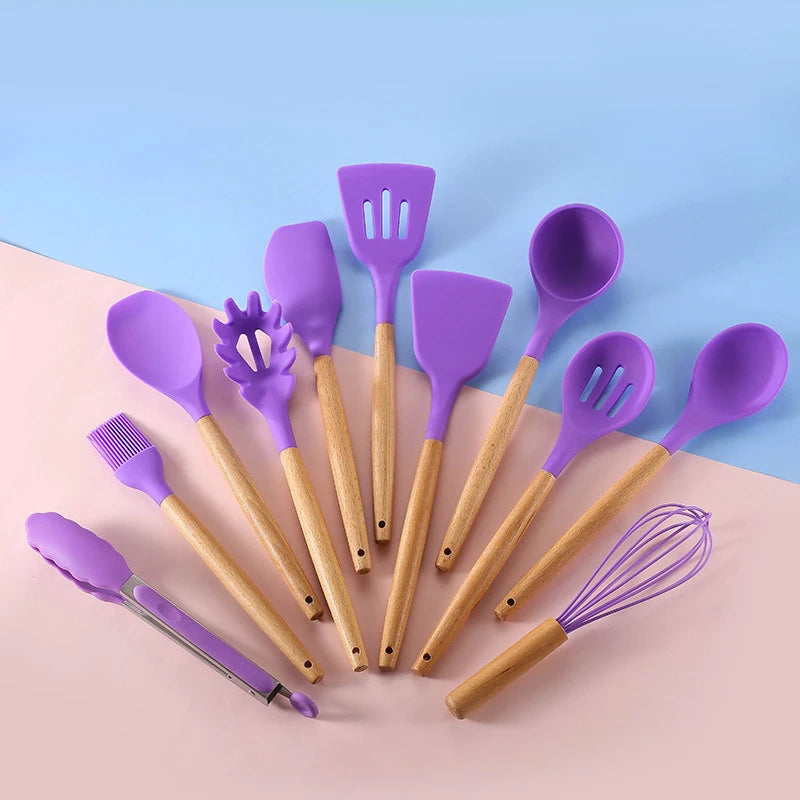 Hot Selling Silicone Cooking Utensils Kitchen Utensil Set
