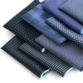 Luxury 25*25CM Polka Dot Striped Floral Paisley Jacquard Handkerchief Polyester Wedding Pocket Square for Men