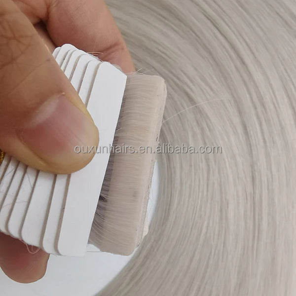 For Invisible Tape Hair Extensions Chinese Hair Double Drawn Cuticle Aligned Dyed No Shedding
