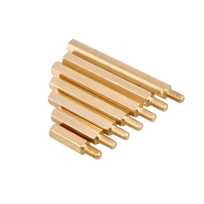 Factory Stock Precision Anodized Female Single Head Computer Brass Standoff Screw Hex Standoff Spacer
