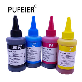 100ML Bottle Universal Dye Ink Refill Kits for Epson Canon HP Brother Samsung Lexmark Dell Kodak Printer Bulk Dye Based Ink