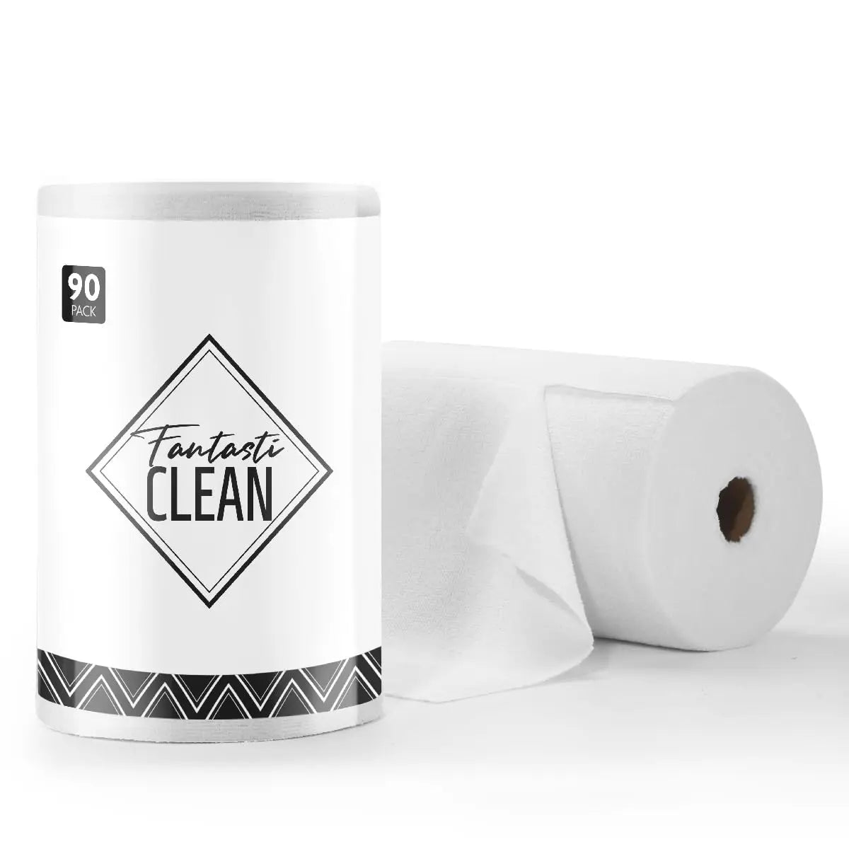 90Pack Reusable Microfiber Roll Cleaning Drying Towels Tear Away CleaningCloths for Car and House