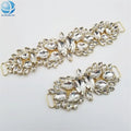 Luxury Clear Crystal Strass Decoration Ornament Buckle Rust Proof Bikini Connectors for Beachwear Swimsuit Accessory