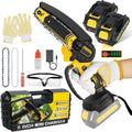 Mini Chain Saw Battery Powered With Security Lock Function Ergonomically Designed Handle Chainsaw Suitable for Wood Cutting