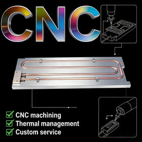 Anti Leakage Thermal Control Peltier Modules Liquid Cold Plate CNC Machining Stainless Steel/Aluminum Water Cooling Plate