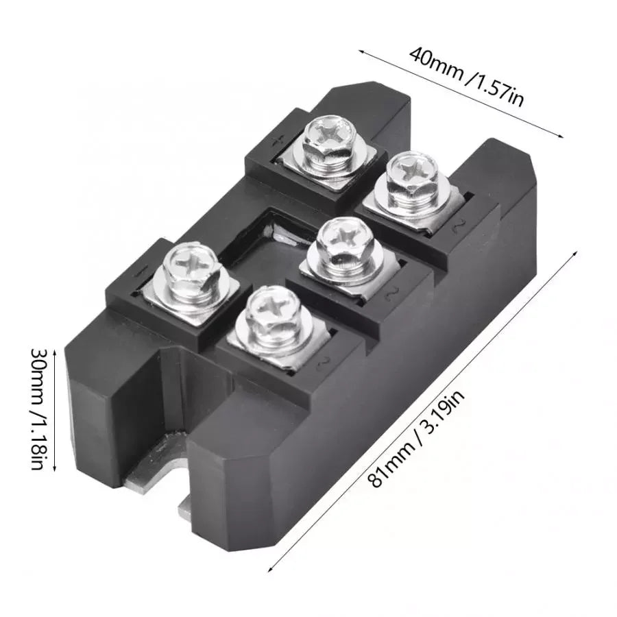 100A 1600v Regulator for Wind Generators 3-Phase Rectifier Bridge Module 5 Terminals Generator Starter No Break Controller