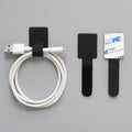 Self Adhesive Double Sided Hook and Loop Straps Reusable Cable Organizer Fastening Cable Management Tie With Cable Labels