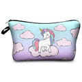 Factory Wholesale Portable unicorn Style Print Simple Travel Storage Makeup Cosmetic Bag for Women