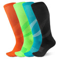 Melenlt  Cycling Grip Compression Socks  for Men and Women 20-30 MmHg Running Support Socks Cycling Socks