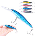 125MM 14G Hard Plastic Artificial Bait Minnow Fishing Lure for Trout Bass Tuna Carp Pike Cod Sea Fishing MegaBDM