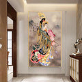 Diamond Painting Kits Wholesale Japanese Woman DIY Full Painting for Adult Gift for Living Room Decoration