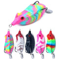 Wholesale FO058 6.5cm 11.8g Artificial Soft Baits Top Water Frog Fishing Lures with Sequin