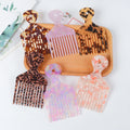 Wholesale Women Fashion Wide Tooth Afro Hair Pick Comb Custom Logo Wide Tooth Acetate Hair Comb