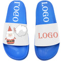 Custom Home Waterproof Slippers Sandals Rain Beach Non-Slip Slippers PVC Print Logo Slippers Large Wholesale