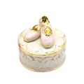 SHINNYGIFTS Enameled Metal Toe Shoes Trinket Box Gift Box for Jewelries Valentine Gift Forever Model SC2022