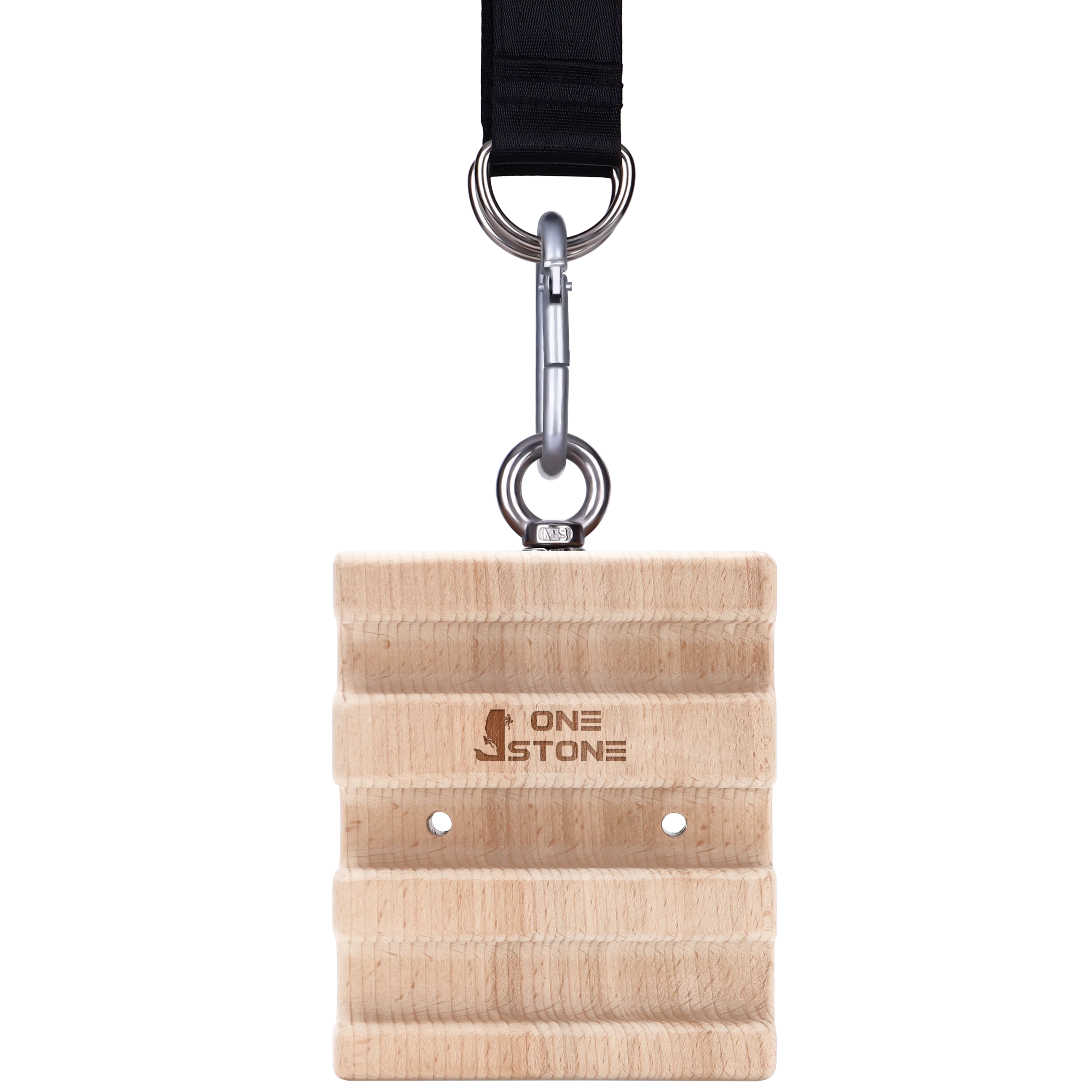 TWO STONES Portable Rock Climbing Training Pinch Block Finger Grips Hanging Pinch Grip with Edges and Pockets Model CJ-BH2062