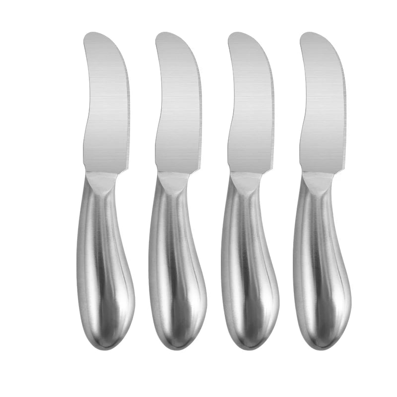 Stainless Steel Spreader Knives Set Sandwich Cream Cake Condiment Jam Pastry Cocktail Charcuterie Cheese Butter Knife