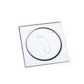 Modern 120*120 mm 4 Inch Stainless Steel Square Pop-up Drain with Anti-odor Function 2mm Thick for Bathroom Floor Hotel Toilet