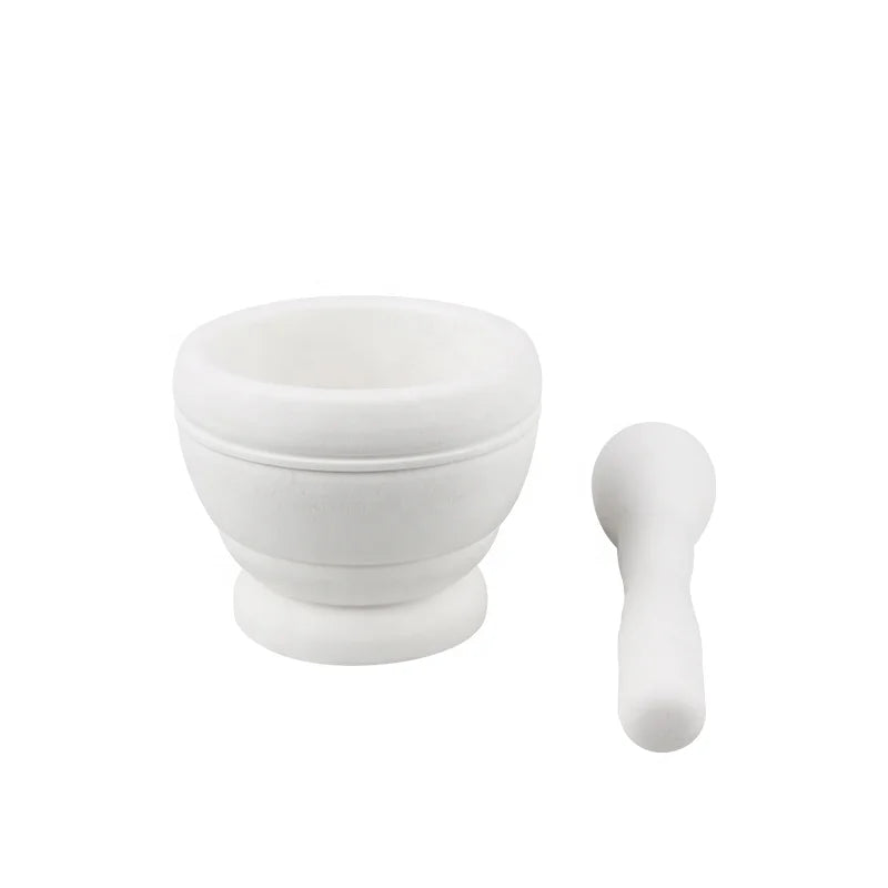 Avec Pilon Epais Transparent Lisse Et Leger Porcelain Mortier 110mm Diamtre Laboratoire Enseignement