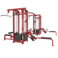 Commercial Gym Fitness Equipment Multi Functional 8 Station Multi Jungle