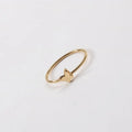 Tarnish Free High End 18K Gold Plated Double-layer Dainty Butterfly Fashion Rings for Women Stainless Steel Jewelry