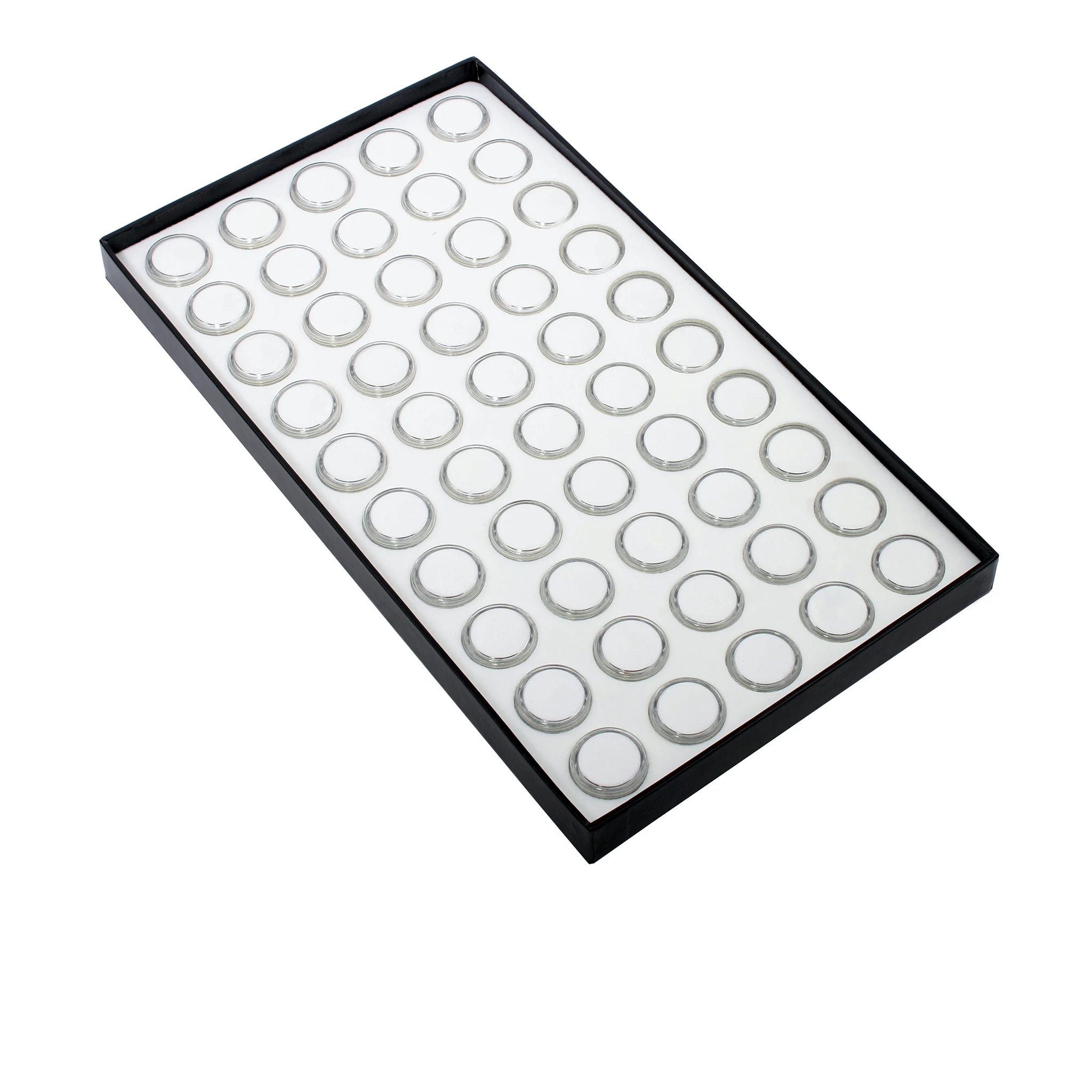 GemTrue Hot Sale Jewelry Display Boxes Gem Display Tray Small Gem Pots Jar in a Tray