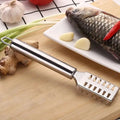 Multi-Functional Stainless Steel Cooking Tool for Outdoor Camping Fish Scaler Descaler Brush Scale Remover Utensil for Kitchen