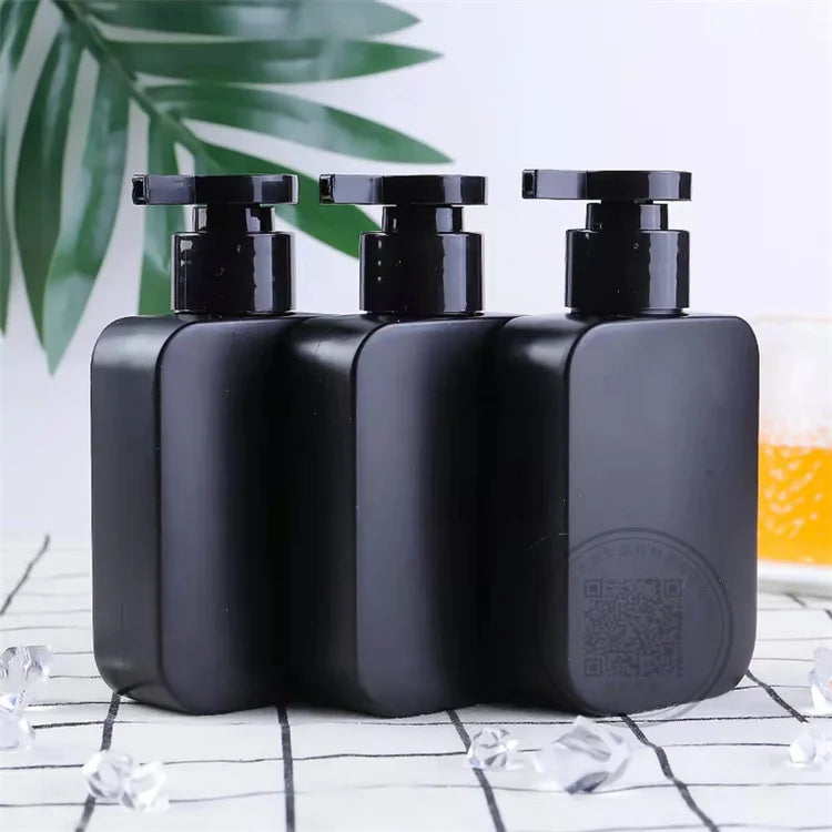 250ml Eco-Friendly Refillable HDPE White Natural Shampoo Lotion Pump Bottle Empty Face Cream Eye Cream Mask Screw Cap PE Logo