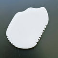 Huiying Natural Jade Facial Neck Spiky Shape Guasha White Jade