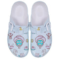 Women's Fashion Waterproof Printed Sandals Adjustable Buckle Nurses Clogs Anti-Slippery Summer Slippers