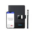 Customized Ai Notebooks Writing Drawing Cloud Storage Lock Notepad Leather Notebook With Multilanguage Translation Support