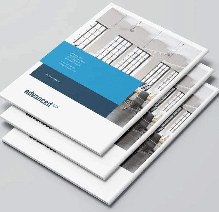 Factory Custom Cheap High Quality Glossy Paper Printing Service Flyer Brochure Catalog Instruction Manual Menu
