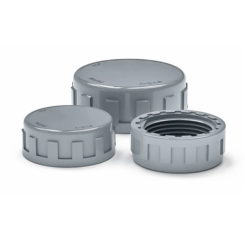 PVC Inner Tooth Pipe Cap Inner Wire Inner Thread Pipe Plug Plastic Fittings for Water Supply Pipe Fittings