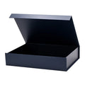 Custom Blank Navy Blue Color A4 Shallow Clothes Retail Magnetic Gift Box Wholesale