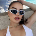 Custom Logo 2025 Fashion Men Sports Cycling Goggles Y2K UV400 Silver Punk Sunglasses Women