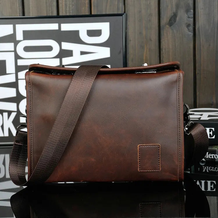 2024 Large Custom Mobile Phone Pu Leather Sport Side Chest Sling Crossbody Luggage Travel Shoulder Messenger Bag for Men Women