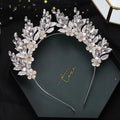 New Fashion Rhinestone Wedding Headband Ladies Hair Accessories Personality Retro Simple Crystal Thin Headband