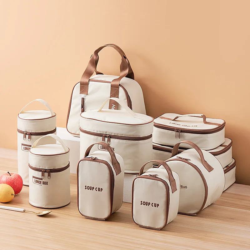 Waterproof  Thermal Tote Insulated Ice Picnic Cooler Lunchbox Lunch Bag Box  for Children Kids Outside