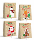 Factory Good Quality Gift Paper Envelope Christmas Gift Paper Bag Customers Guests Retail Shopping Goodies Packaging Bag