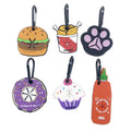 2025 Hot Selling Custom Logo Portable Rubber PVC Pet Dog Poop Bag Clip Carrier Holder Dispenser With Metal Carabiner