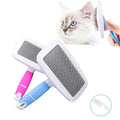 Dog Brush Pet Grooming Products Pin Slicker Brush Pet Hair Grooming Efficient Gentle Professional Deshedding Brush and Comb Set