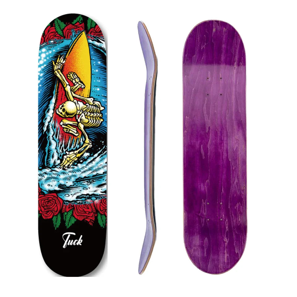 7ply Canadian Maple Professional Skateboard Shape Custom Deck with Graphic Printing