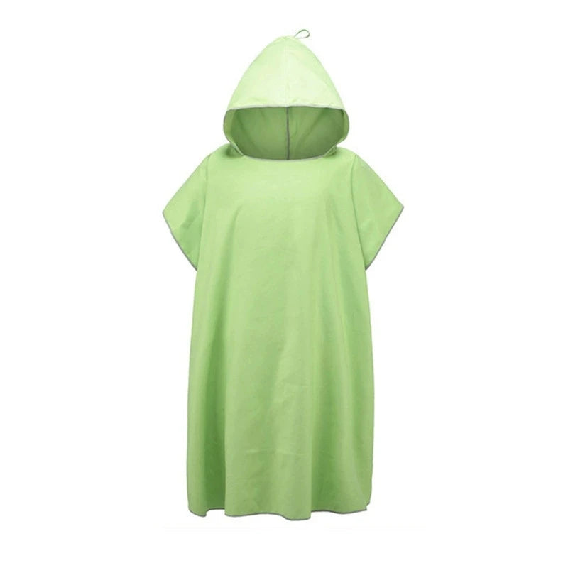 Hot Sale Quick Assorted Adult Beach Poncho Colorful Customized Logo Surf Poncho With Hood