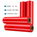 Stretch Film Custom Film Casting Colors Red Pallet Shrink Plastic Packaging Wrap PE Stretch Film