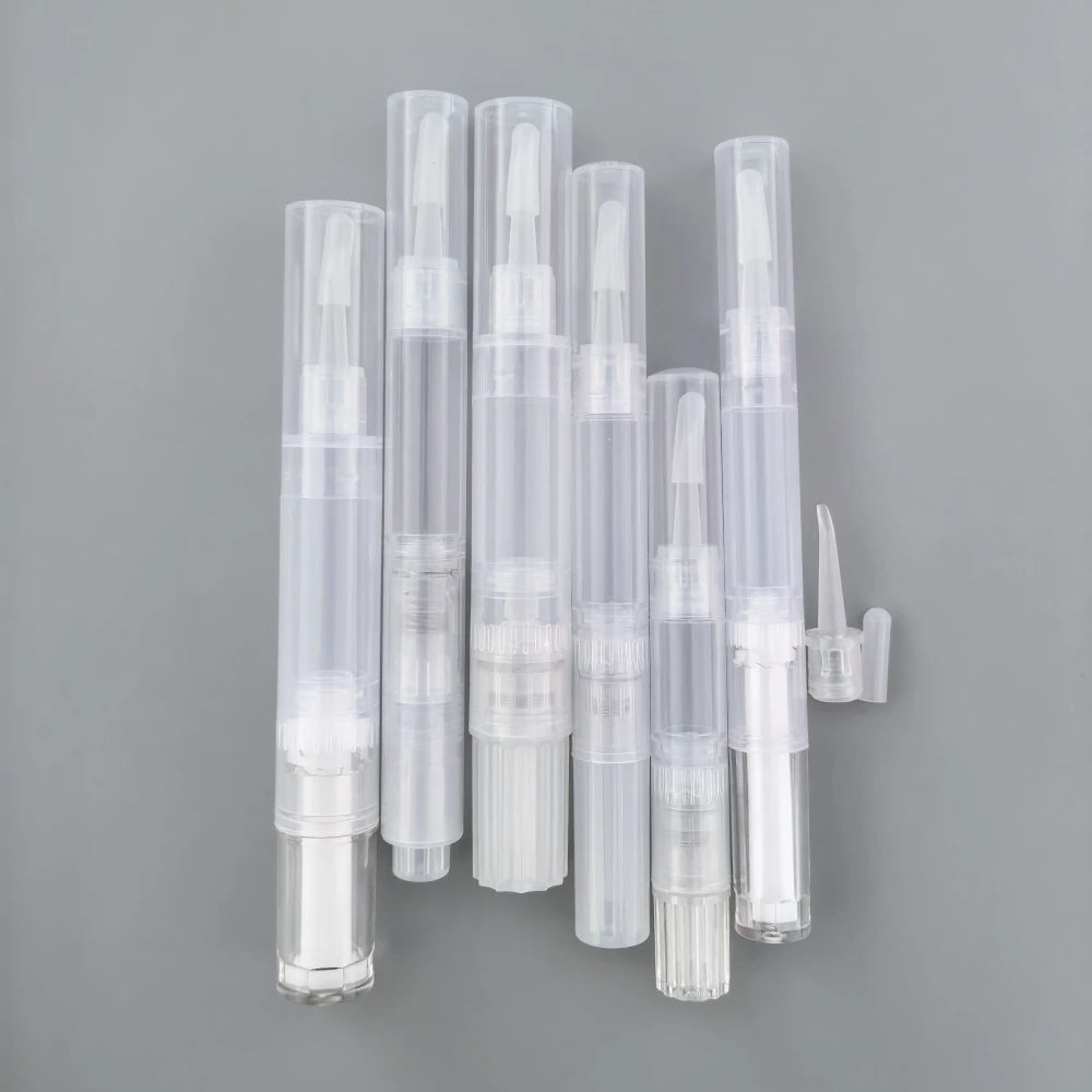 Custom Empty High-quality Cosmetic Pen Container Click Twist Mechanism Multiple Plastic Nail Polish Remover