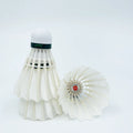 Dmantis D45  Durable Goose Feather Badminton Shuttlecock with Stable Flight Custom OEM Brand Shuttlecock