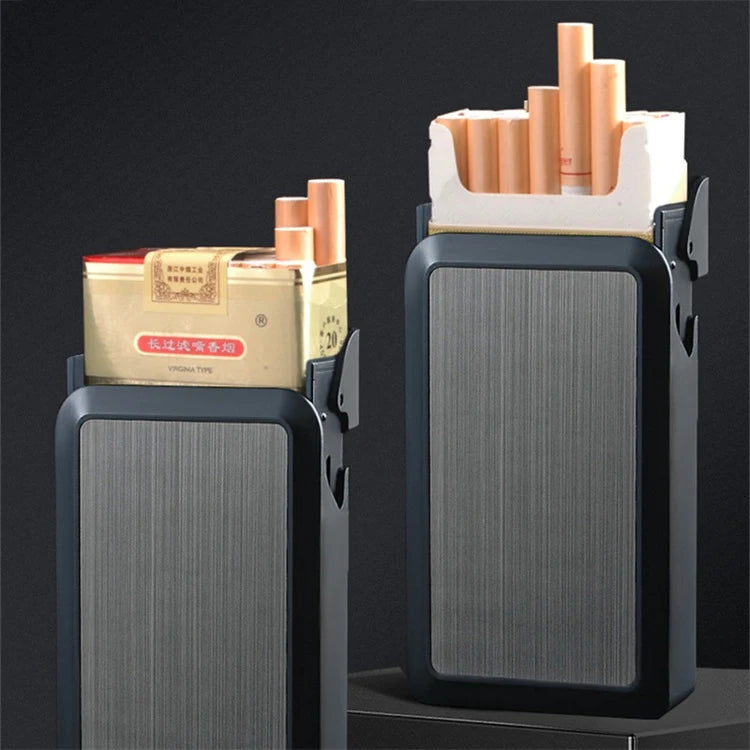 2023 New Sliding Aluminum Alloy Cigarette Case Logo Custom Wholesale Waterproof Cigarette Case