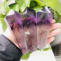 Amethyst Scepter Hot Sale Very Beautiful Natural Crystal Points Raw Stone Amethyst Scepter for Decoration