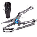 WEIHE 2 Colors Aluminium Alloy Fishing Pliers With Antilost Rope Outdoor Tool Line Cutter Hook Remover Accessory